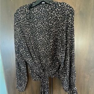 GUILD SELF TIE Kimono Type Blouse